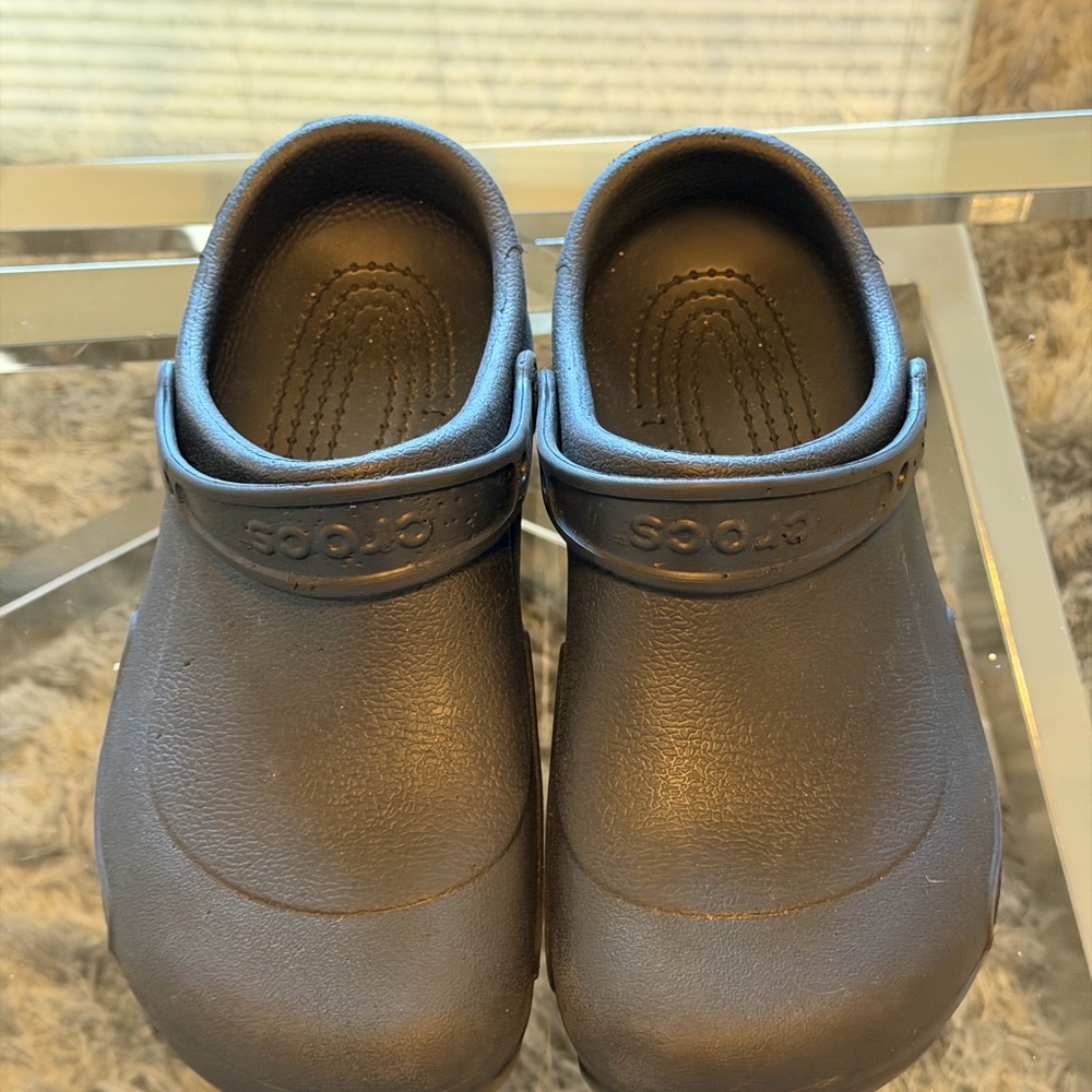 Crocs Bistro Work Clog "BLACK" BRAND NEW  Women 12 / Men 10
